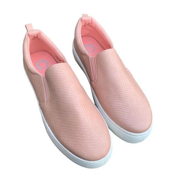 New! Journee Partrice Blush Print Platform Slip on Sneakers Shoes sz 9 - Picture 12 of 13